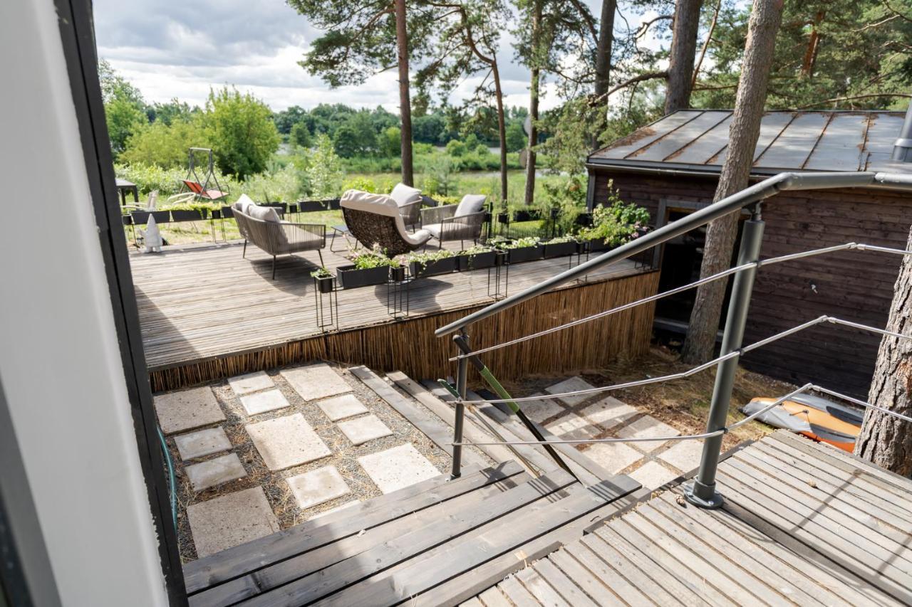 Gaujaclub - 3 Rooms Design Lofts Riverside Gauja (Carnikava) Exterior foto